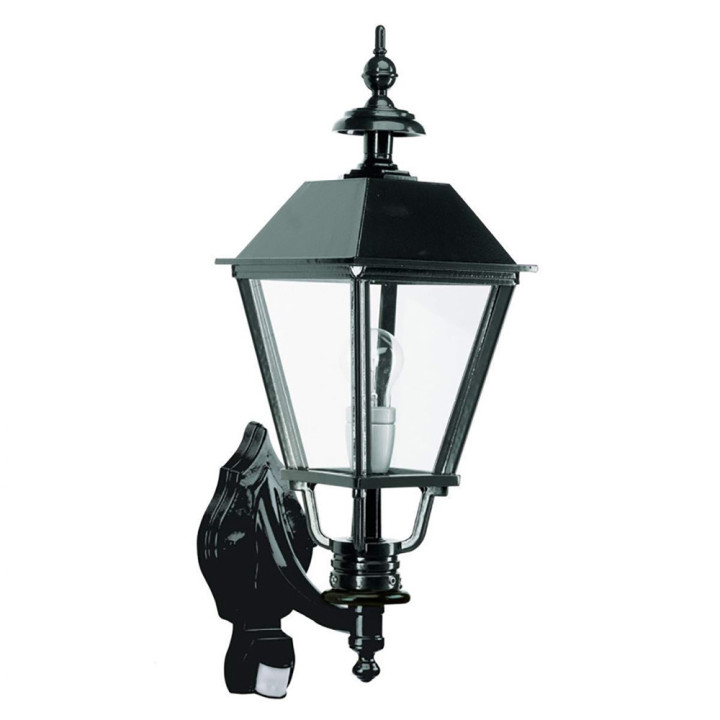 Applique murale carrée DARWIN 22cm console avec capteur htr 60cm