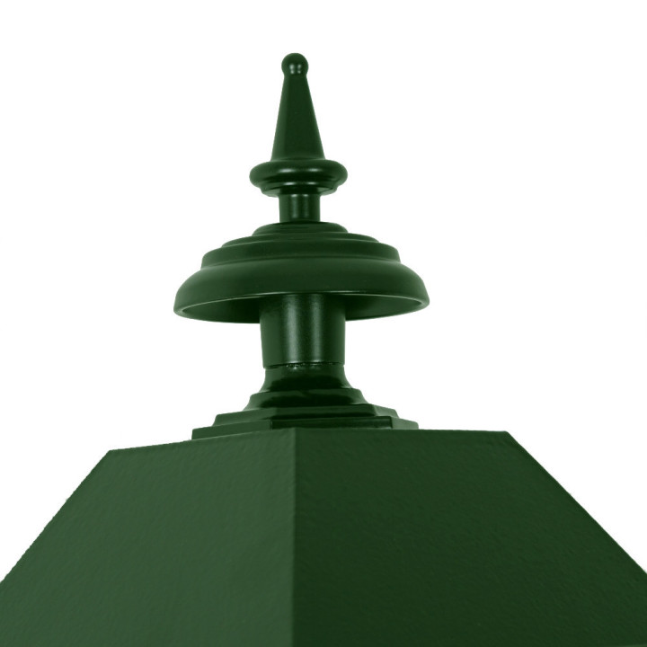 Applique murale carrée PRESTON 22cm console et capteur htr 73cm