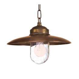Suspension à chaine en bronze LANDES htr 27cm diamètre 31cm