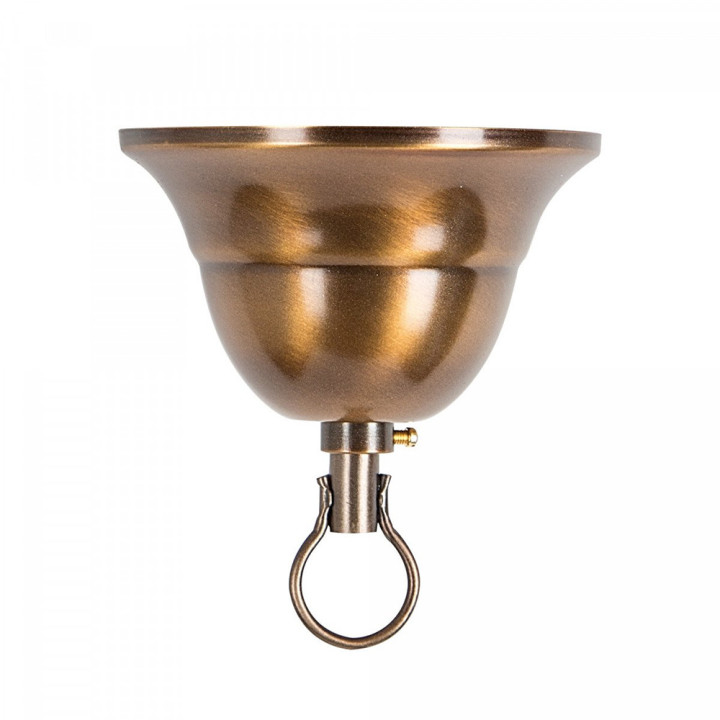 Suspension à chaine en bronze AMPERE htr 30cm diamètre 31cm