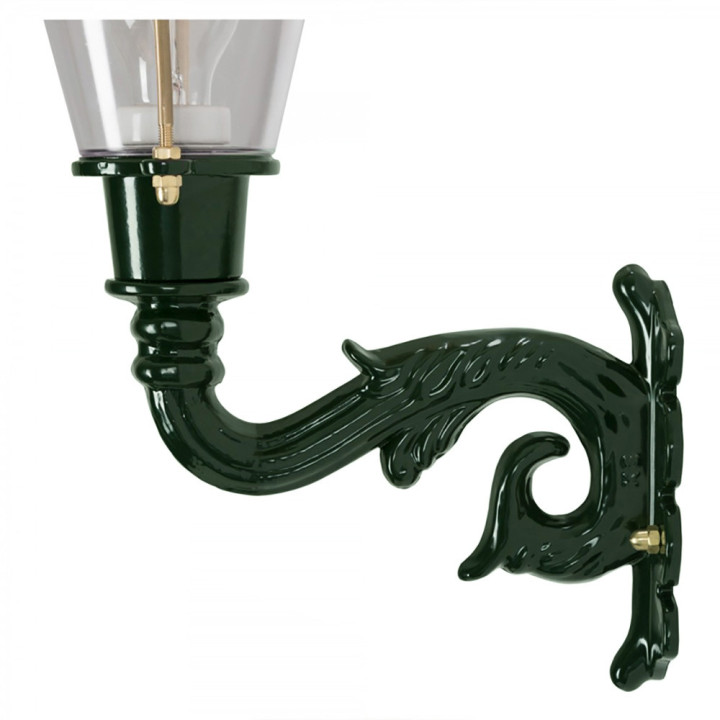 Applique murale HOORN M ronde sur console alu Haurteur 50cm