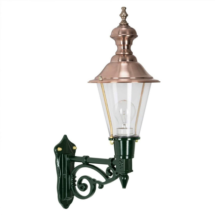 Applique murale EDAM M ronde classique sur console alu Htr 50cm
