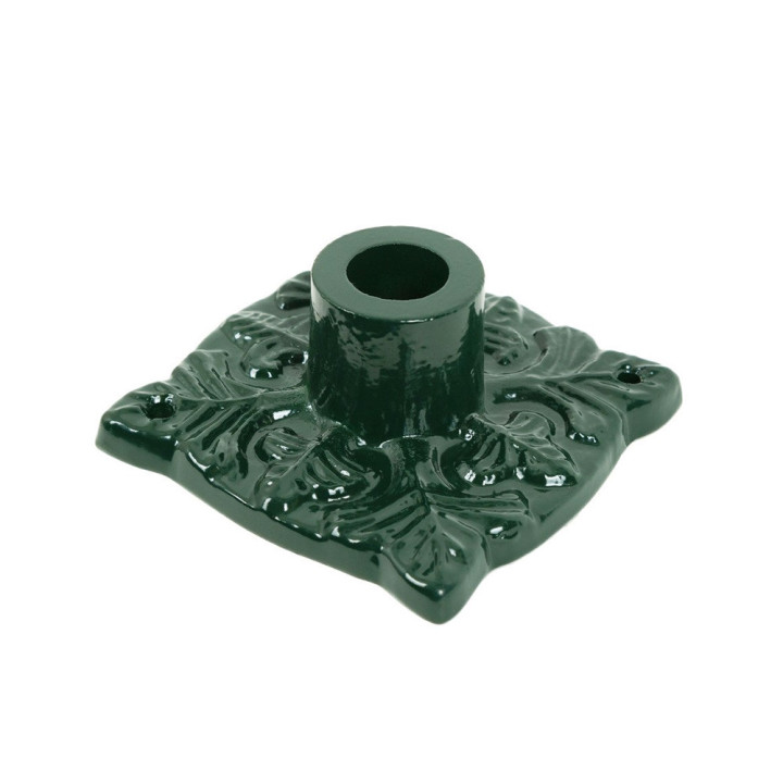 Pied support de lanterne classique en fonte d'aluminium 11x11cm