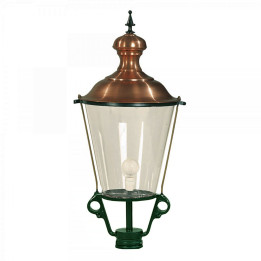 Lanterne ronde classique K1 Hauteur 105cm en aluminium et cuivre