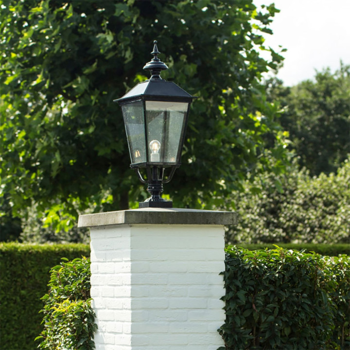 Lanterne carrée classique K5 Hauteur 80cm en aluminium 3 couleurs