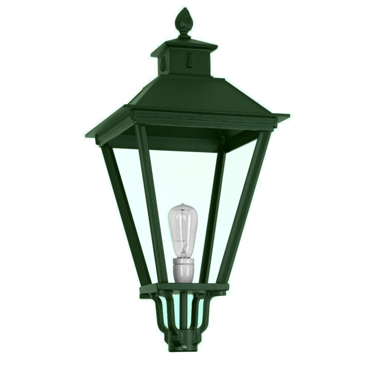 Lanterne carrée classique K9 Hauteur 80cm en aluminium 3 couleurs