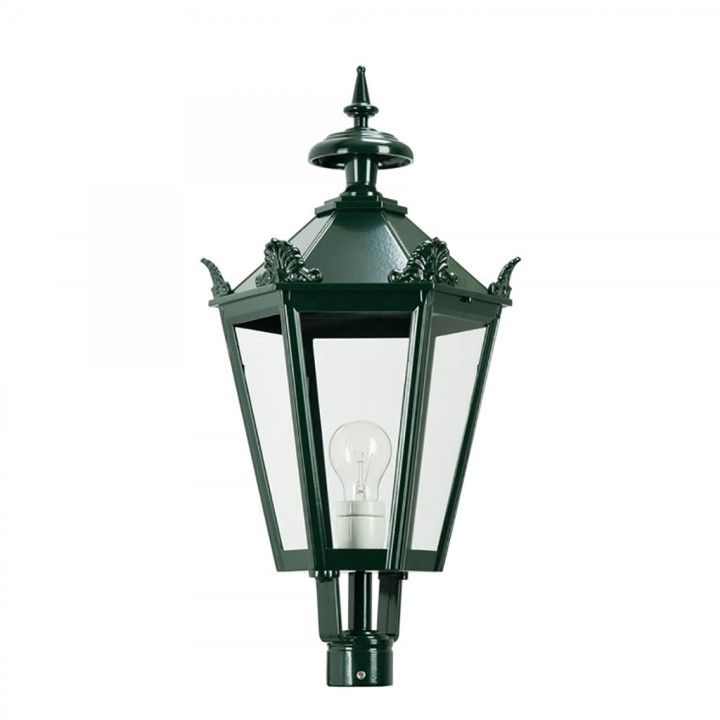 Lanterne hexagonale couronne K7Bkr Htr 60cm en fonte d'aluminum