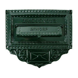 Façade de boite aux lettres B3 en fonte d'aluminium largeur 41cm