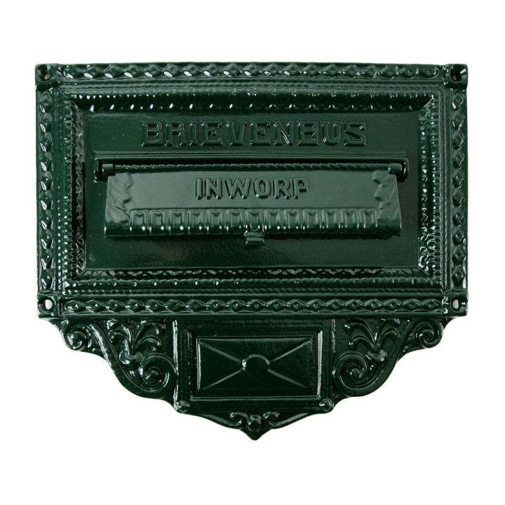 Façade de boite aux lettres B3 en fonte d'aluminium largeur 41cm
