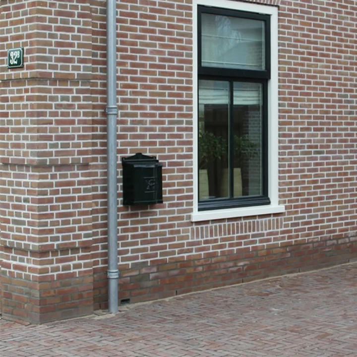 Façade de boite aux lettres pour courrier petits colis en fonte d'alu