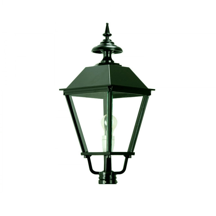 Luminaire CALIFORNIA carré sur potelet tête de cheval hauteur 90cm