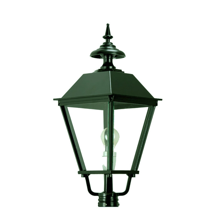 Luminaire CALIFORNIA carré sur potelet tête de cheval hauteur 90cm