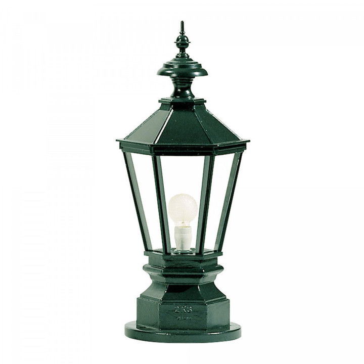 Luminaire de jardin YORK M sur pied en fonte d'aluminium H 64cm