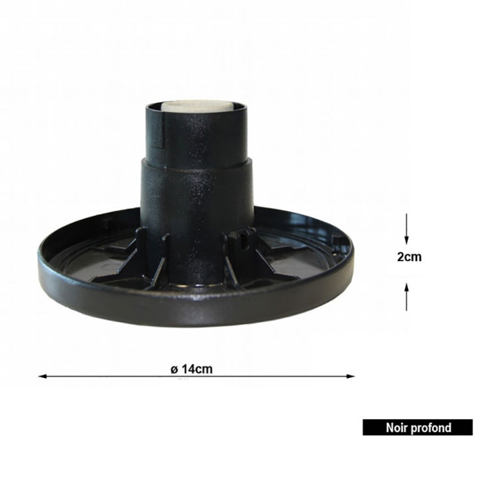 Supports de globes en Ø25, Ø30, ø35, ø40, ø50cm plastique