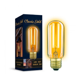 Ampoule avec filament LED type Edison 2watt couleur chaude Ø4cm
