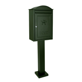 Boites aux lettres sur pied B20max à fixer au sol htr 120cm 3 couleurs