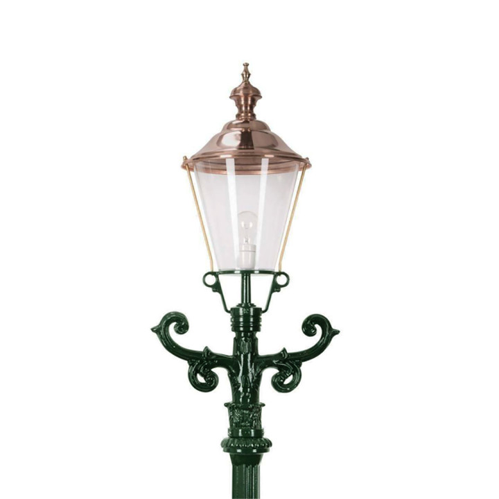 Lampadaire DE ZAAN avec son luminaire rond classique 2,10m