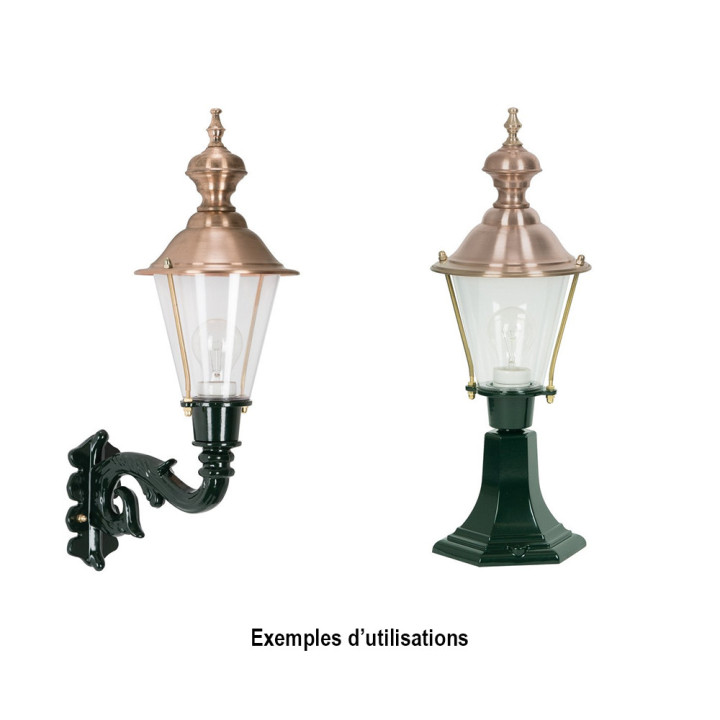 Vitres de rechange en plexiglass pour luminaire rond classiques