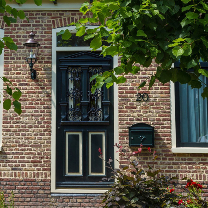 Chiffres de rues aluminium de 0 à 9. Numéris de maisons à visser