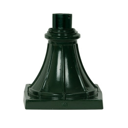 Pied galbé modèle MADRID pour lanternes H18cm en aluminium