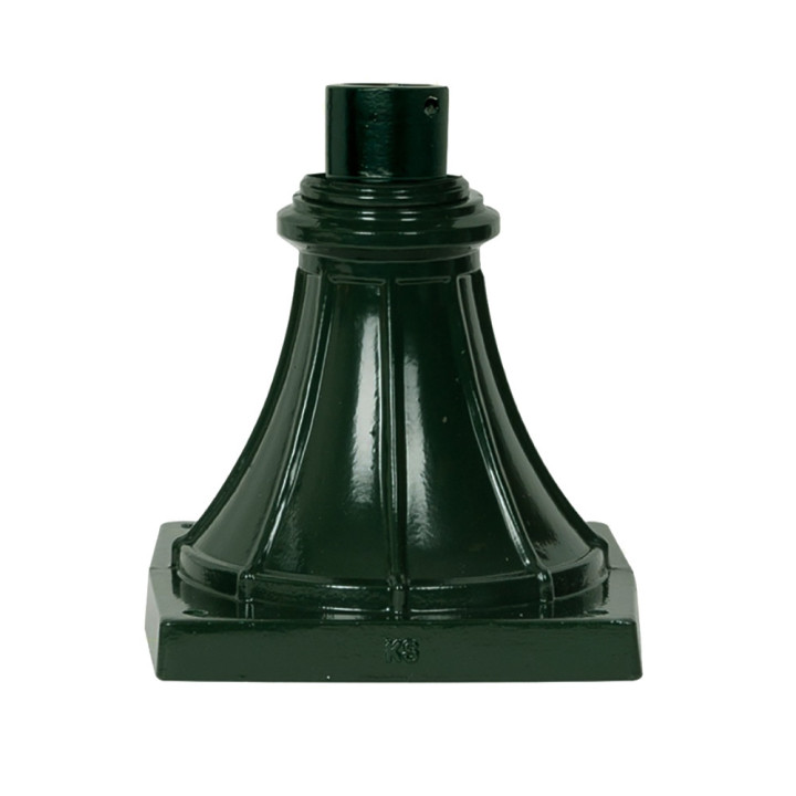 Pied galbé modèle MADRID pour lanternes H18cm en aluminium