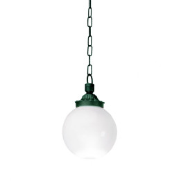 Plafonnier suspension MADEIRA lampe sphère ø25cm, htr 90cm