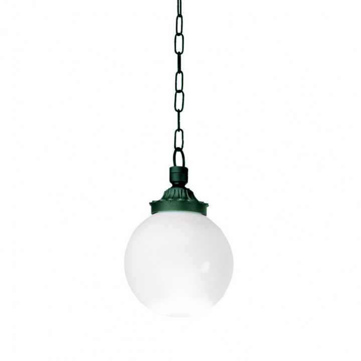 Plafonnier suspension MADEIRA lampe sphère ø25cm, htr 90cm