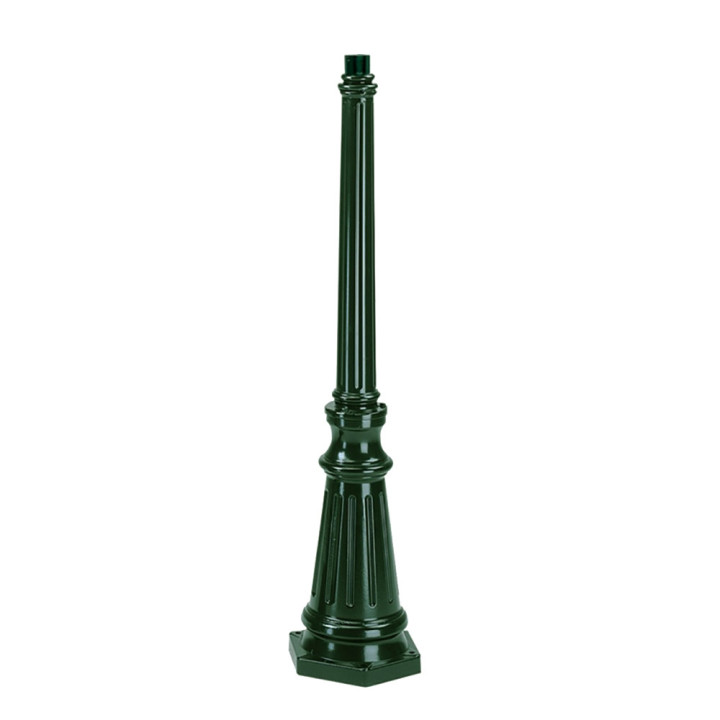 Lampadaire MAASEICK lanterne carrée ajourée 25x25cm, htr 151cm