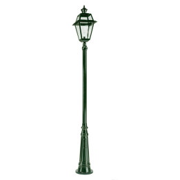Lampadaire MAASTRICHT lanterne carrée ajourée 35x35cm, htr 283cm