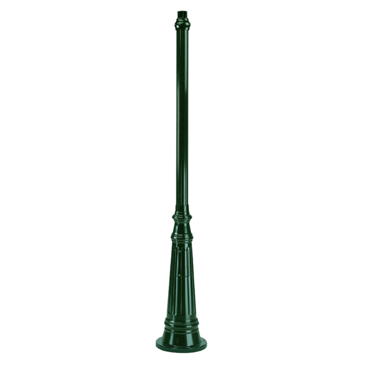 Lampadaire MAASTRICHT lanterne carrée ajourée 35x35cm, htr 283cm