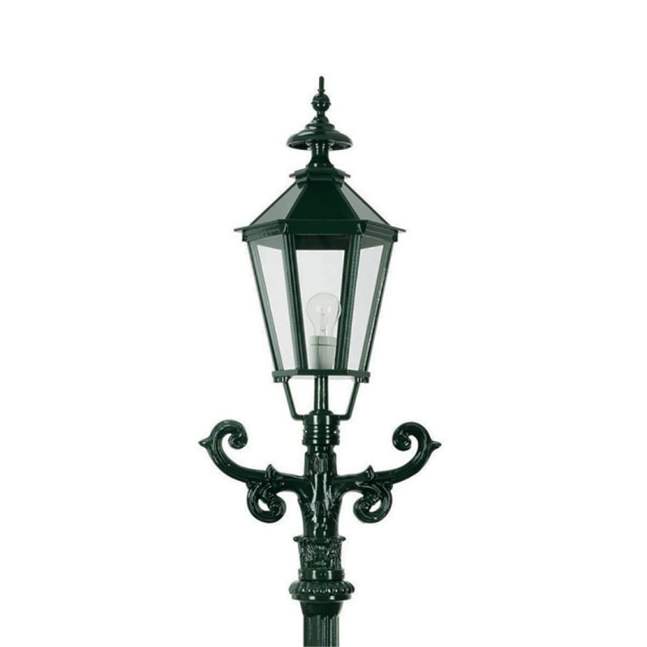 Lampadaire DE KENNEVER lampe hexagonale, support, poteau 2,25m