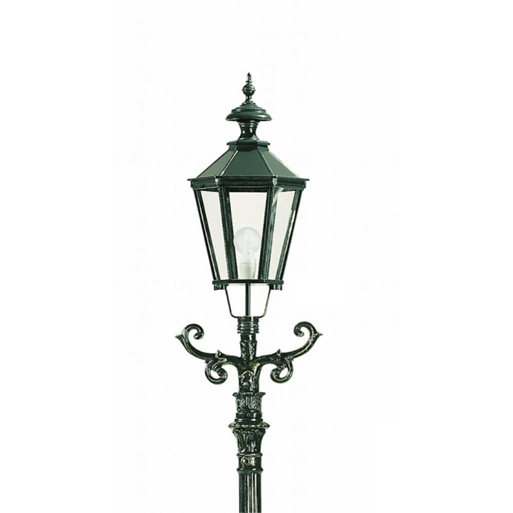 Lampadaire HANNOVRE lampe hexagonale, support, poteau 2,64m