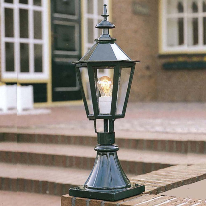 Lanterne OXFORD 13 lampe hexagonale classique et pied 78cm
