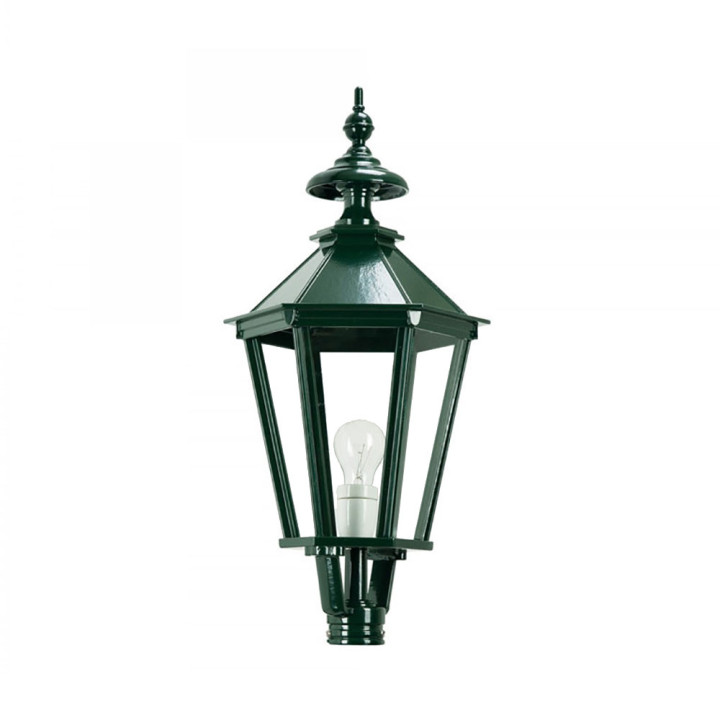 Lanterne OXFORD 14 lampe hexagonale classique et pied 100cm