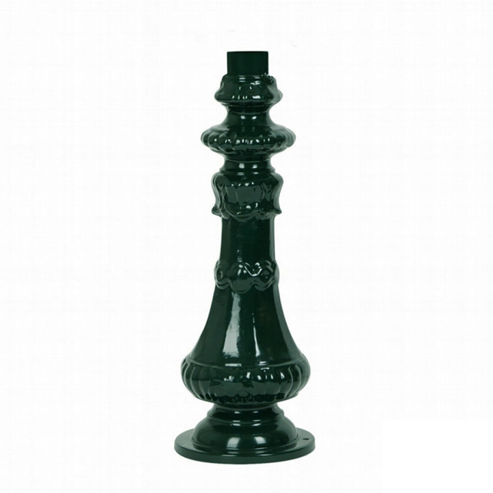 Lanterne OXFORD 16 lampe hexagonale classique et pied 90cm