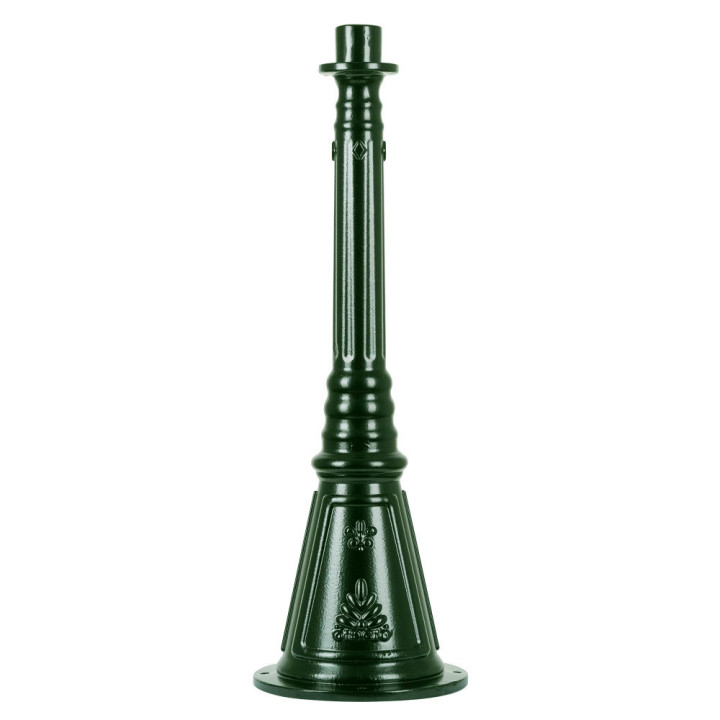 Lanterne OXFORD 17 lampe hexagonale classique et potelet 107cm