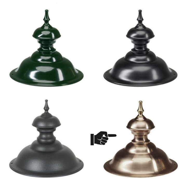 Lanterne KS204 lampe ronde classique sur pied en fonte d'alu 78cm