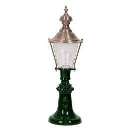 Lanterne A209 lampe ronde classique sur pied en fonte d'alu 64cm