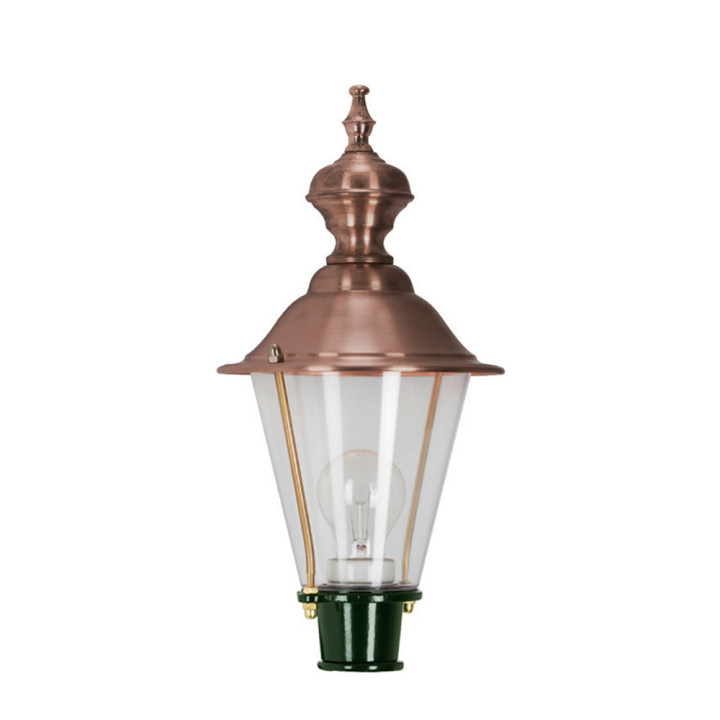 Lanterne A209 lampe ronde classique sur pied en fonte d'alu 64cm