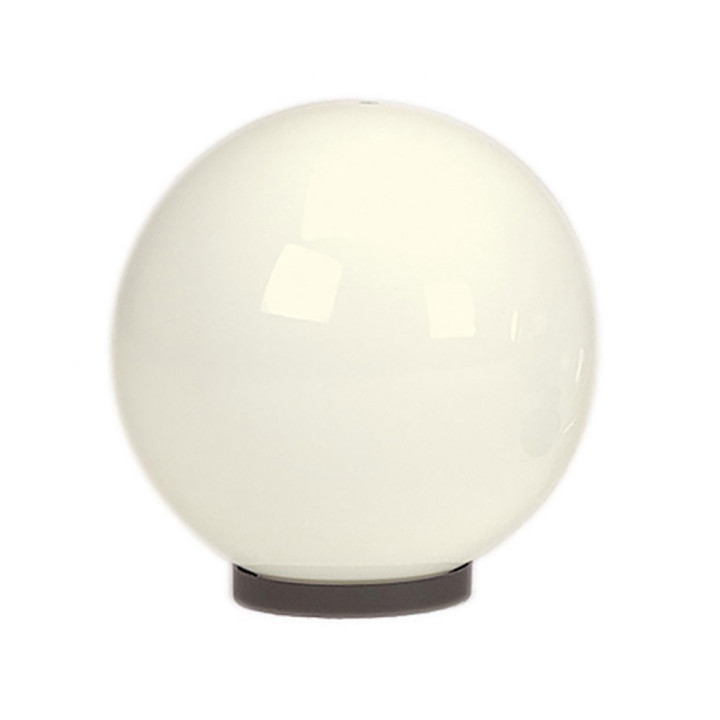 Lanterne R224 lampe sphérique globe opaque sur pied fonte 55cm
