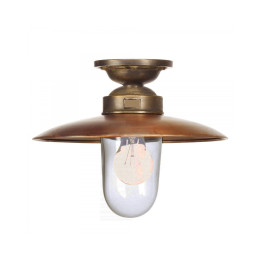 Suspension sans chaine en bronze et cuivre LANDES hauteur 33cm
