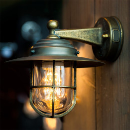 Applique Murale LABENNE cuivre et bronze hauteur 25cm