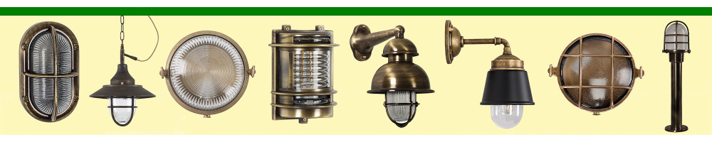 Lampes de bateaux et objets