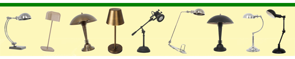 Lampes de bureaux et de table, lampes de chevet ou de table d'écriture